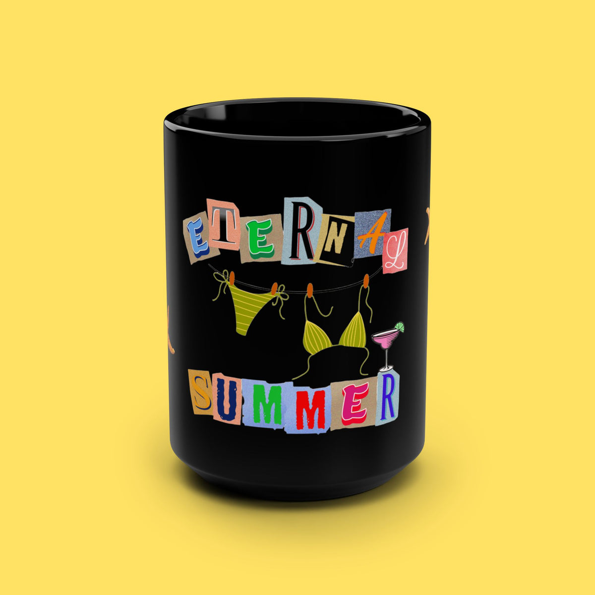 Summer Black-15oz Coffee Cup